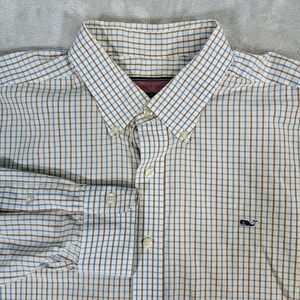 Vineyard Vines by Shep and Ian Mens Size XL Plaid LS